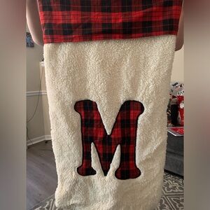 Giant Santa bag- letter M